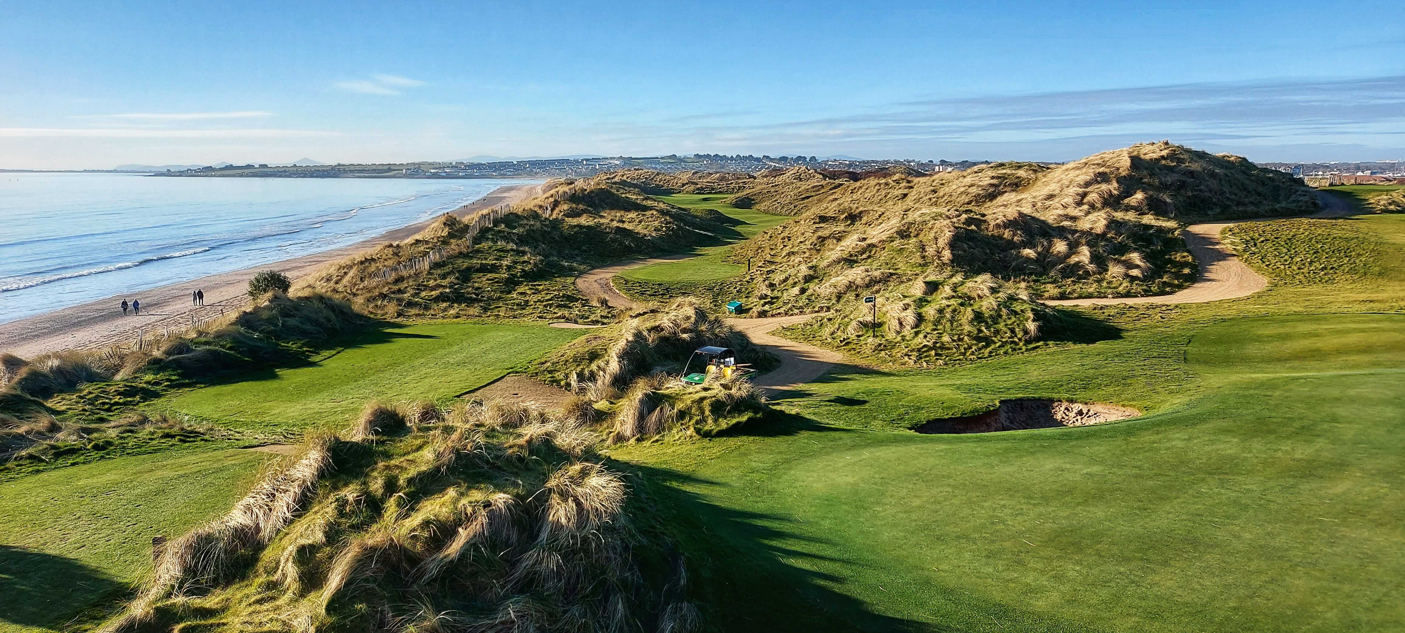 Corballis Links course view