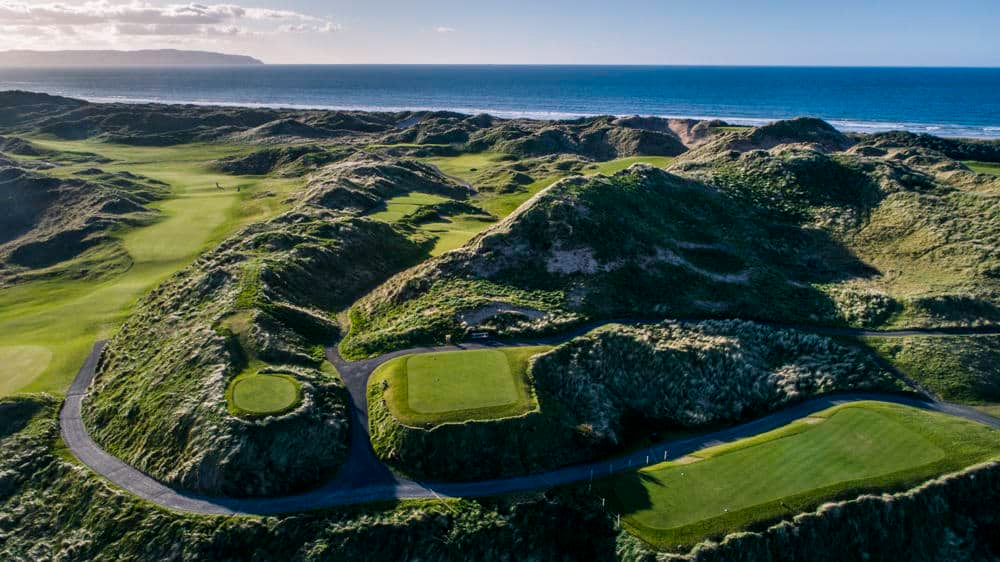 Portstewart Strand course view